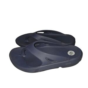 oofos slate blue cloud thing sandals size 40 woman's 9
